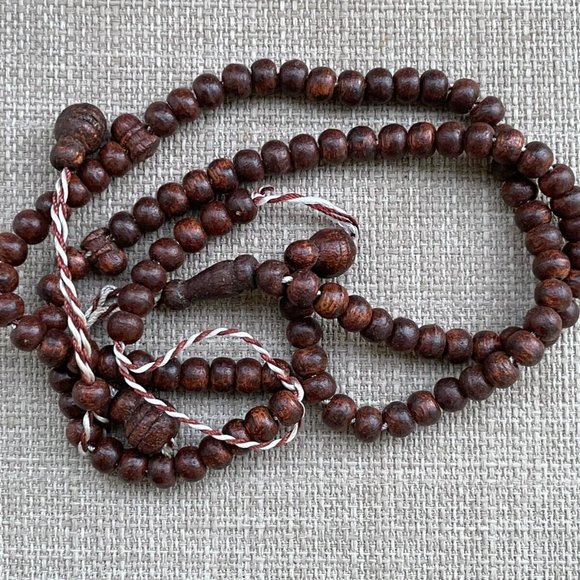 Tasbeeh Handmade Real Wood Dark Brown Beads Islamic Religious Beads Prayer Beads - Picture 1 of 10